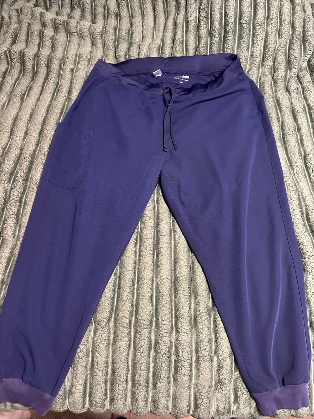 Navy Mandala Jogger Scrubs